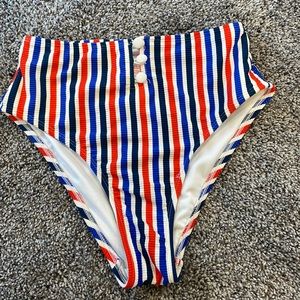 High waisted bikini bottom